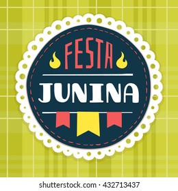 Festa Junina, brazilian june fest badge