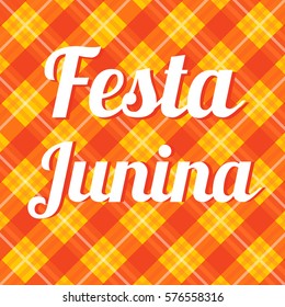 Festa Junina card. Vector illustration.