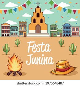 festa junina celebrating on the country