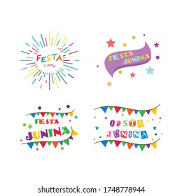 Festa junina celebration vector design template