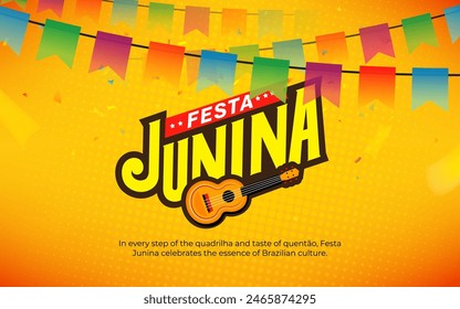 Festa Junina  Festival Background Design Template Illustration