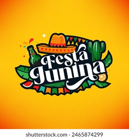 Festa Junina  Festival Background Design Template Illustration