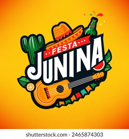 Festa Junina  Festival Background Design Template Illustration