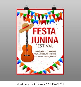 Festa Junina Festival Poster.