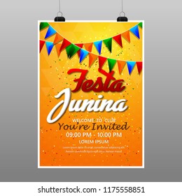 Festa Junina Festival Poster.
