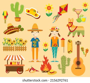 Festa junina festival vector illustration