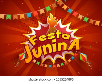 Festa Junina, fondo de vacaciones.