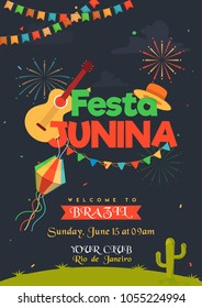 Festa Junina, holiday background.