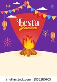 Festa Junina, holiday background.