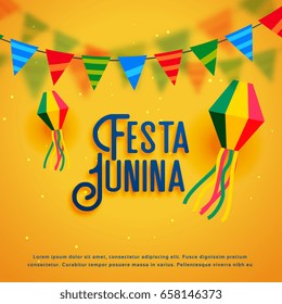 festa junina holiday background vector design