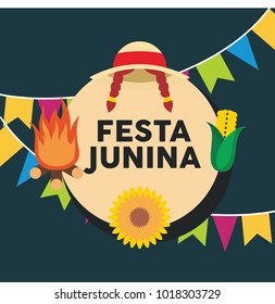 Festa junina illustration