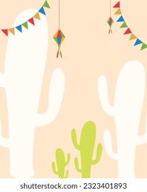 Festa Junina illustration. Latin American holiday. Vector banner.
