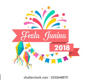 Festa Junina - Latin American, Brazilian June Festival, holiday poster