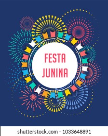 Festa Junina - Latinoamérica, Festival Brasileño de Junio, afiche de fiestas