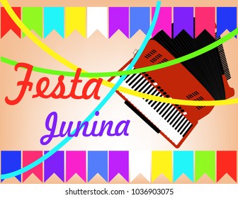  Festa Junina postcard