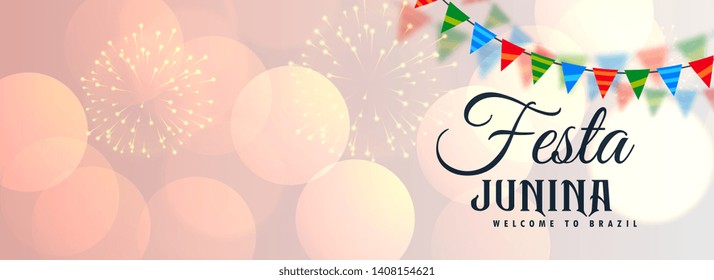 festa junina shiny banner design