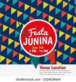 Festa Junina texture, flyer