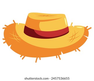 festa junina traditional hat illustration design