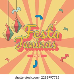 festas juninas design poster element