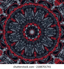 Arte en el festival patrón sin fisuras de la ilustración étnica mandala