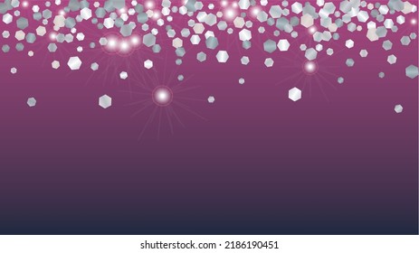Festival Background with Confetti of Glitter Particles. Sparkle Lights Texture. New Year pattern. Light Spots. Star Dust. Explosion of Confetti. Design for Advertisement.