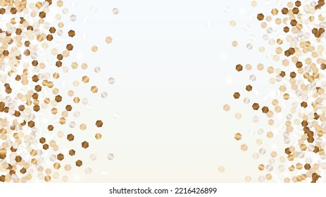Antecedentes del Festival con Confetti de partículas de brillo. Sparkle Luces Textura. Patrón disco. Puntos de luz. Star Dust. Explosión de Confetti. Diseño para tarjeta.