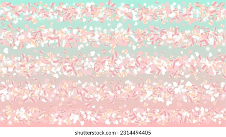 Festival Background with Confetti of Glitter Particles. St. Valentine Day. Christmas pattern. Light Spots. Explosion of Confetti. Glitter Vector Illustration. Design for Poster.