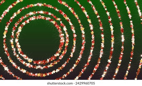 Festival Background with Confetti of Glitter Particles. Sparkle Lights Texture. Disco pattern. Light Spots. Star Dust. Explosion of Confetti. Design for Invitation.