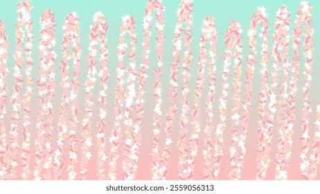 Festival Background with Confetti of Glitter Star Particles. Sparkle Lights Texture. New Year pattern. Light Spots. Star Dust. Christmass Design. Explosion of Confetti. Design for Card.