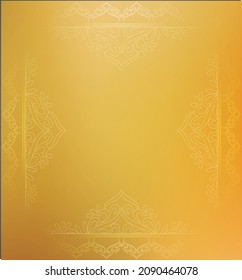  Festival Background Template Design with Beautiful  Ornaments-Round Floral And Box Floral Ornamental Background Design for Indian Festival 