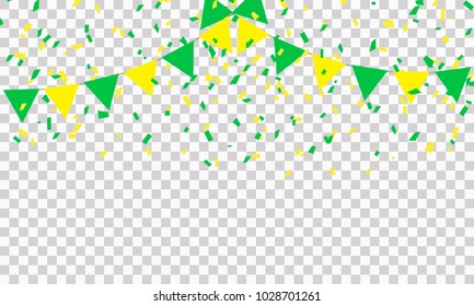 Festival Celebrate Brazilian Colorful Celebration Brazilian Birthday Concept Colorful Birthday Background Colorful Balloon Drop Explosion Festival Carnival Event Elements Congratulations Decorate Deco