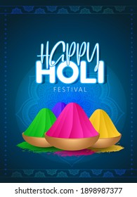 Festival of Colours, Happy Holi celebration design.