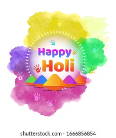 Festival of Colours - Holi Festival Greetings Artwork