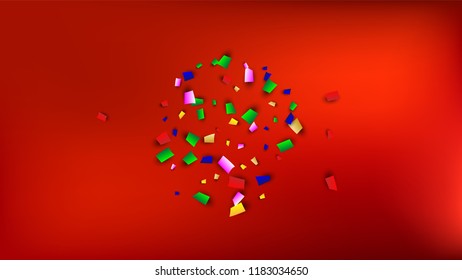 Festival Confetti Background. Many Falling Festival Confetti for Your Design.
Festive Vector Illustration. Invitation Card, Poster, Flyer. Holiday Decoration Isolated Elements on Background. 

