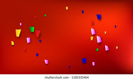 Festival Confetti Background. Many Falling Festival Confetti for Your Design.
Invitation Card, Poster, Flyer. Holiday Decoration Isolated Elements on Background. Festive Vector Illustration. 
