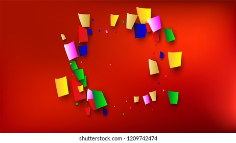 Festival Confetti Background. Many Falling Festival Confetti for Your Design.
Festive Vector Illustration. Invitation Card, Poster, Flyer. Holiday Decoration Isolated Elements on Background. 
