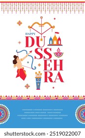 Festival De Dussehra. Feliz desejo a todos. 