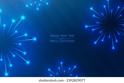 Festival fireworks . Bright crackers lights in starry night sky, firework banner and traditional celebration background vector illustration