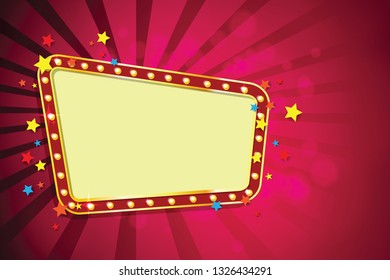Festival frame comics. Vector illustrator Eps 10.