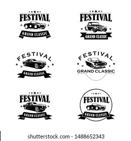 Festival grand classic logo vector