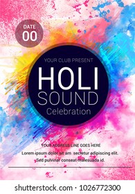 festival of holi celebration background