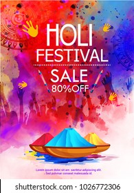 festival of holi celebration background