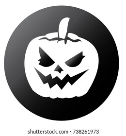 Festival and icon  conpept - icon pumpkin halloween vector illustration isolated on white background