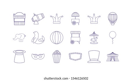 festival icon set pack, High Quality variety symbols Vector illustration