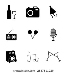 Festival Icon set vector illustrtation