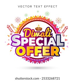 Festival of India Diwali special offer, sale, shopping deals discount logo concept.