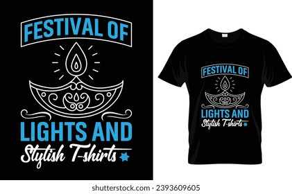 Festival of  Lights and  stylish T-shirts  Hanukkah t-shirt, Trendy Hanukkah t-shirt 