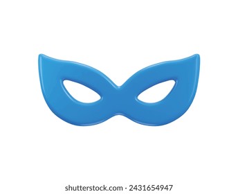 Festival mask icon 3d rendering vector illustration