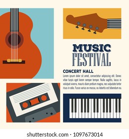 Festival music flyer