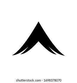 Festival outdoor tent icon. Simple illustration of festival outdoor tent vector icon for web design isolated on white background
